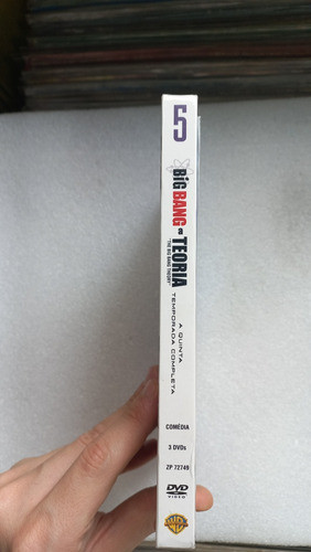 Box Dvd Big Bang A Teoria Quinta Temporada (lacrado, 3 Dvds) 1