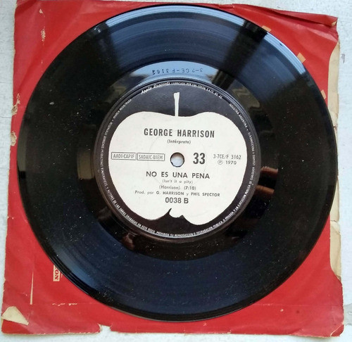 George Harrison Dulce Señor No Una Pena Simple Arg / Kktus 0