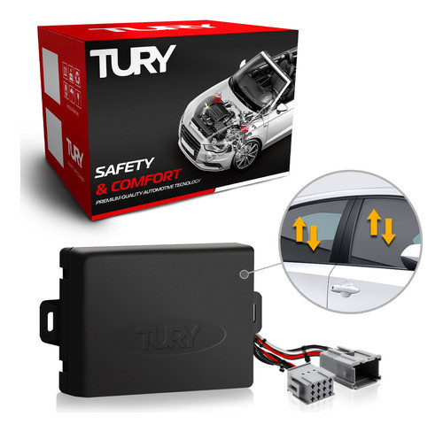Módulo De Automação Tury Vidro Eletrico Para Oroch 16 A 21 0