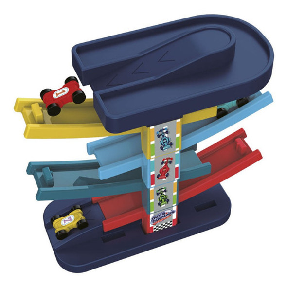 Dolce Bambino Cars Ramp 4 Niveles Rampa 6 Autitos 1