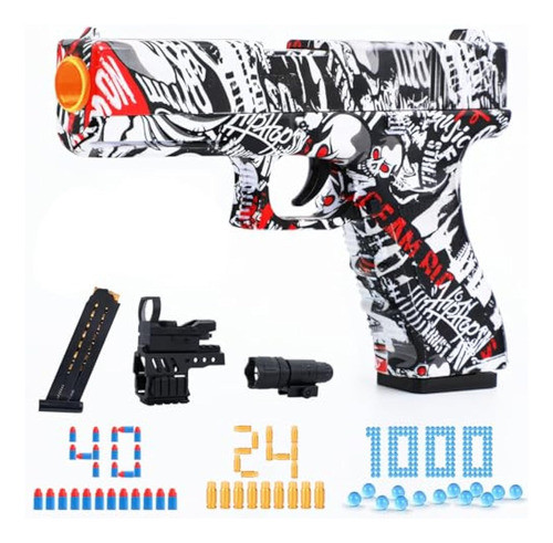Pistola De Juguete, Balas Suaves Y Acción De 0