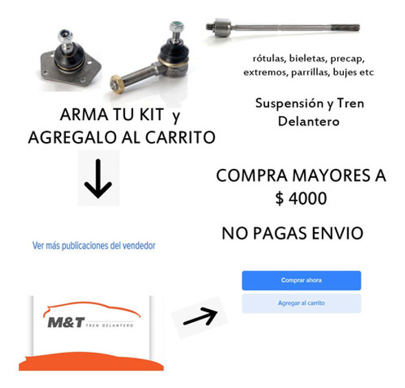 Kit Tren Delantero Ford Orion Rotula Extremo Bieleta 1