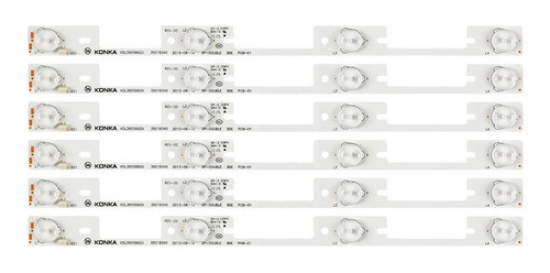 Kit X6 Tira De Led 39 Konka Rca Kdl39ss662u *35018340 Nuevas 0