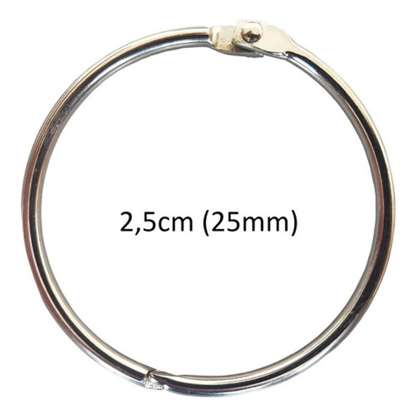 Pacote Com 20 Argolas Articulada 2,5cm (25mm) 1 Pacote Com 20 Argolas Articulada 2,5cm (25mm) 1
