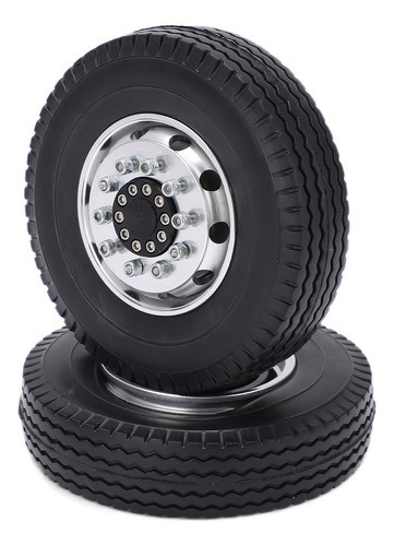 Pneus De Borracha Front Hub, 2 Peças De Metal Com 22 Mm De L 0