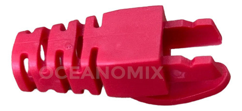 10 Pçs Capa Snap In De Borracha Plug Rj45 Utp Vermelho 1