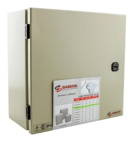 Gabinete Metálico Estanco 400x300x260 Ip65 Gabexel 0