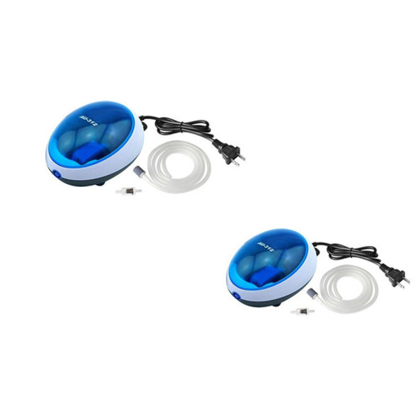 Mini Bombas De Aire De Acuario Con 2pcs Bomba De Aire Piedra 0