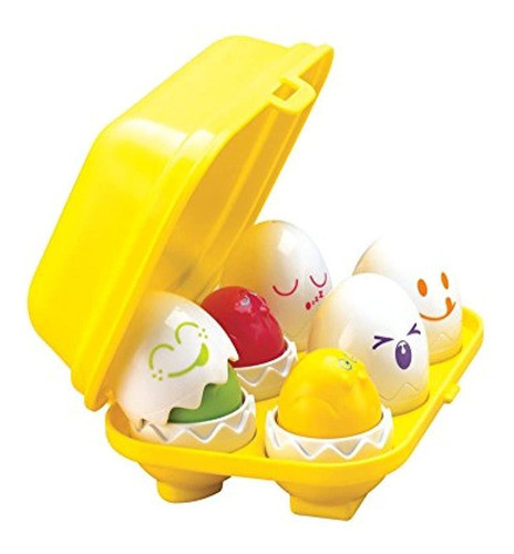 Tomy Toomies Squeak Toy, Hide & Squeak Eggs, Multicolor, Med 0