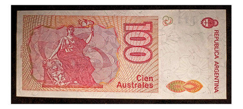 Argentina 100 Australes 1989 Serie C Excelente Bot 2845 1
