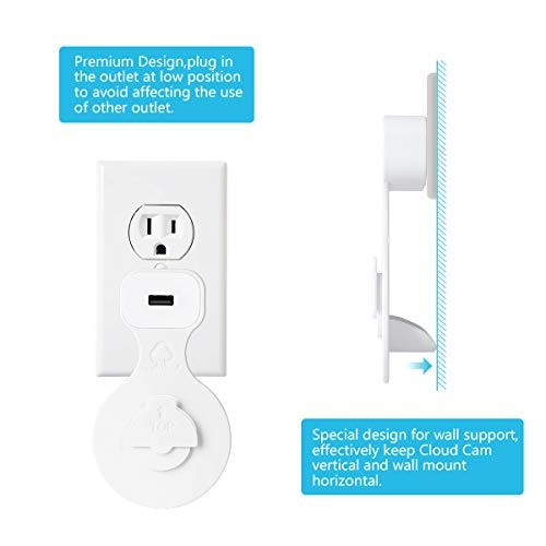 Lanmu Outlet Wall Mount Para Amazon Cloud Cam, Soporte Para 1