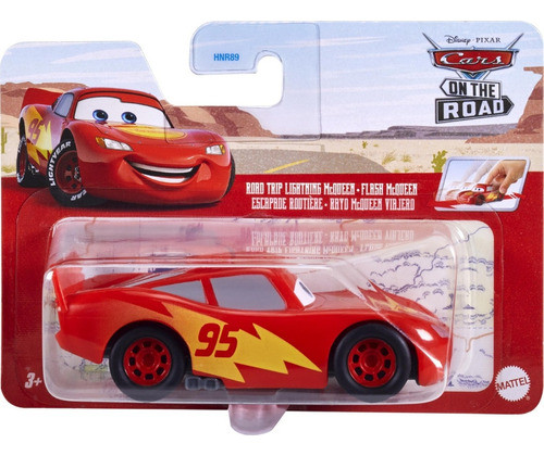 Cars - Auto Rayo Mcqueen Viajero Pullback 1:43 - Hgl51 0