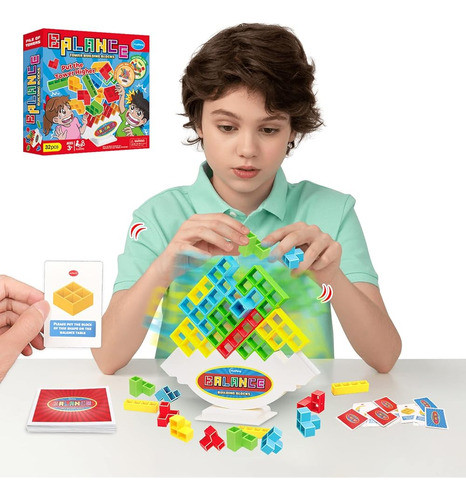 Iyuepeng 32 Pcs Tetra Tower Games Balance Stacking Team Buil 0