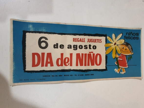 Antiguo Juguete Publicidad Dia Del Niño De 1970 0