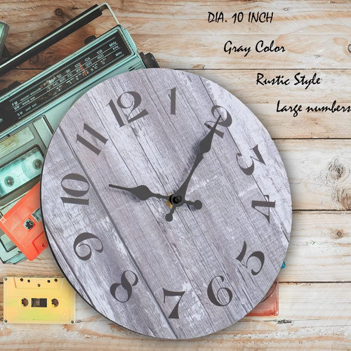 12 Vintage Estilo Toscano Decorativo Reloj Pared Redondo 1
