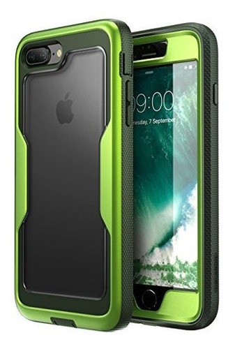 Carcasa P / Para iPhone 8 / 7 Plus I-blason  Verde / Negro 0