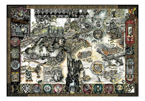 Mapa Artistico Universo Magico Hp 1