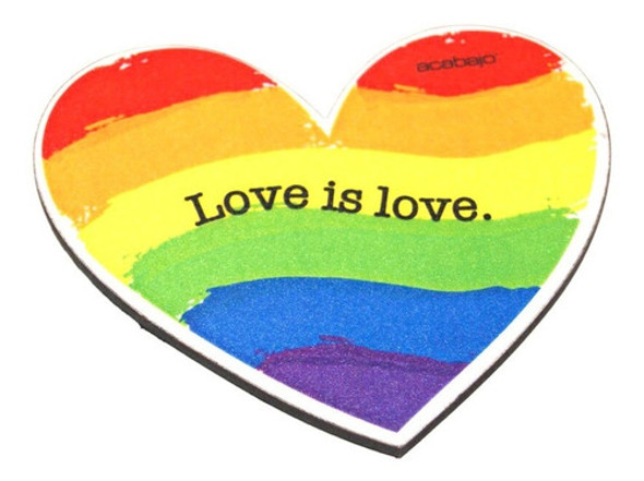 Posa Taza Plástico Love Is Love Acabajo Deco 0 Posa Taza Plástico Love Is Love Acabajo Deco 0