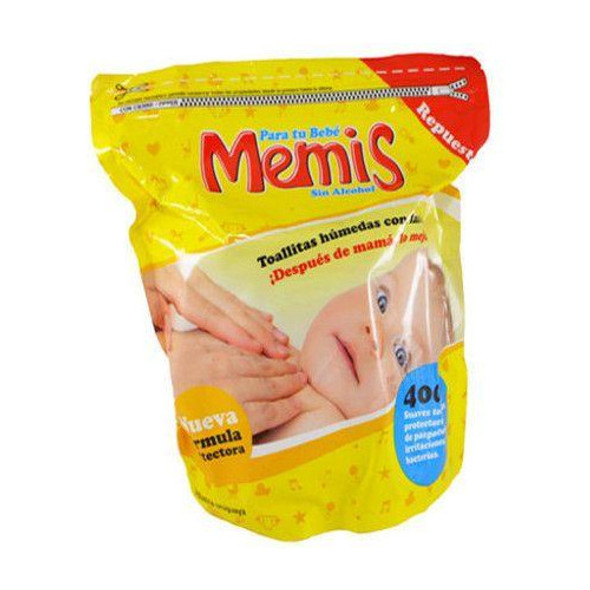 Toalla Memis Repuesto 400 Unidades 0