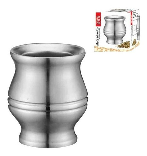 Mate Acero Inoxidable Térmico Doble Capa Liviano Antihongos 1