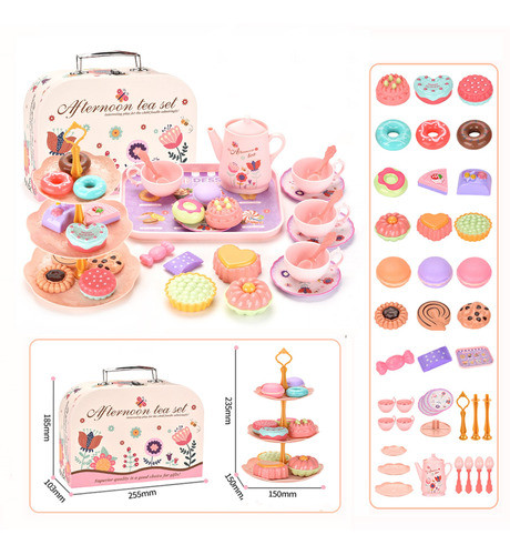 Conjunto De Chá De Simulação De Brinquedos Infantis Diy Dres 1