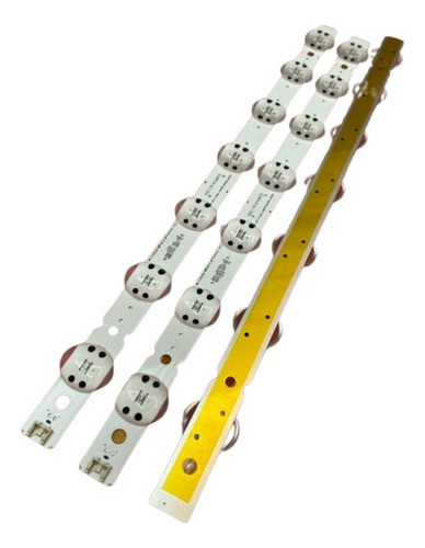 Kit De 3 Tira De 7 Led LG 43un7310psc 43um7500pla 44,5cm 6v 0