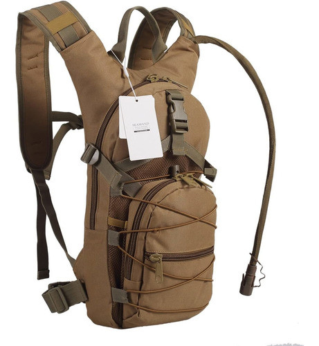 Mochila Senderismo Khaki Hidratacion 3l 1