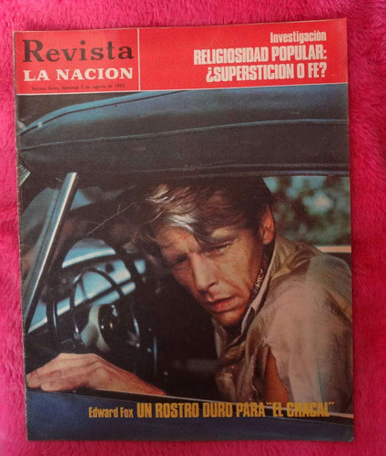 Revista La Nacion 1973 Edward Fox Lito Nebbia Diseñadores 0