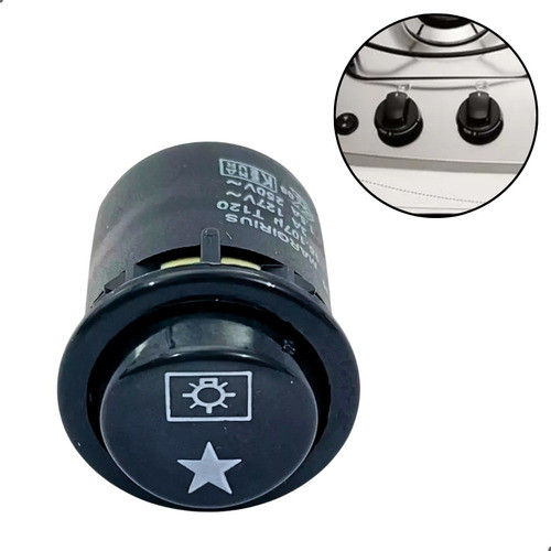 Interruptor Duplo Acendimento Fogão Electrolux 64503012 0