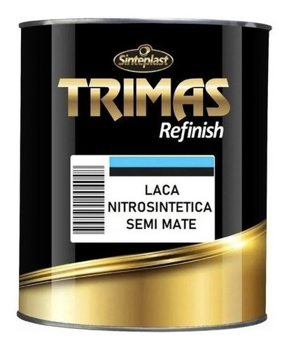 Laca Nitro Blanco Satinado 1 Litro Muebles Autos Trimas 0