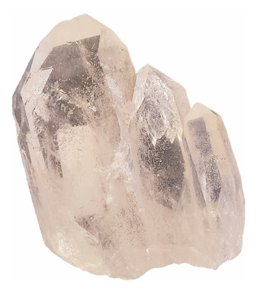 Mineral Roca Cristales Cuarzo Hialino 6 Cm X 4.5 Cm 0