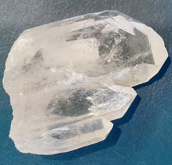 Mineral Roca Cristales Cuarzo Hialino 6 Cm X 4.5 Cm 1