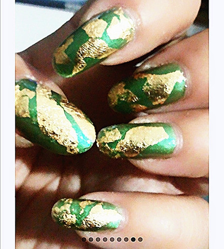 Lamina Multicolor Foil Deco X1 Pote P/tus Uñas *mariann Moon 1