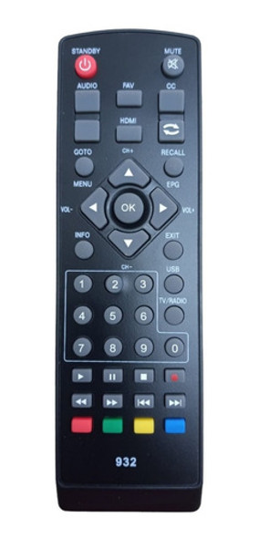 Control Remoto 932 Para Tda Luxell Pronext Megalite Xt-55 0