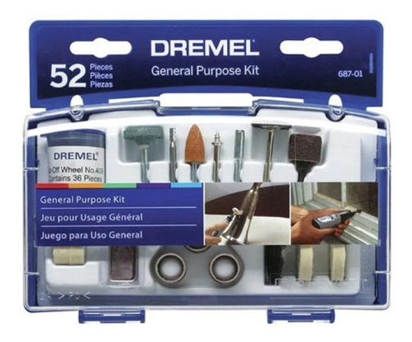 Dremel Dr687 Kit 52 Accesorios Uso General Lomas 0
