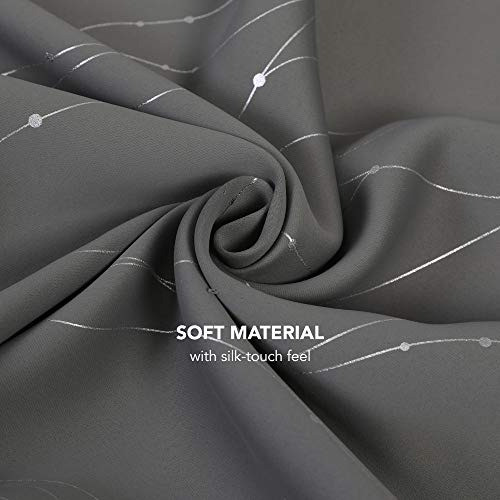 Deconovo Cortinas Opacas Wave Line Con Tapa Diseño De Lunare 1