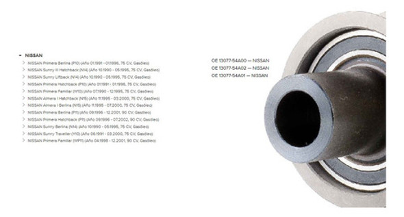 Ruleman Guia Correa Distribucion Sentra B13/b14 1