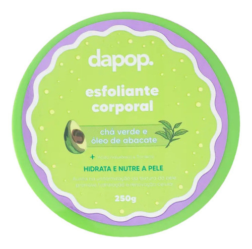 12 Esfoliante Corporal Cha Verde Oleo Abacate Dapop Atacado 1