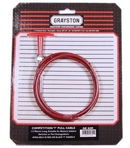 Cable Tirador De Competición 3 Mt Grayston Uk (extintor) 1