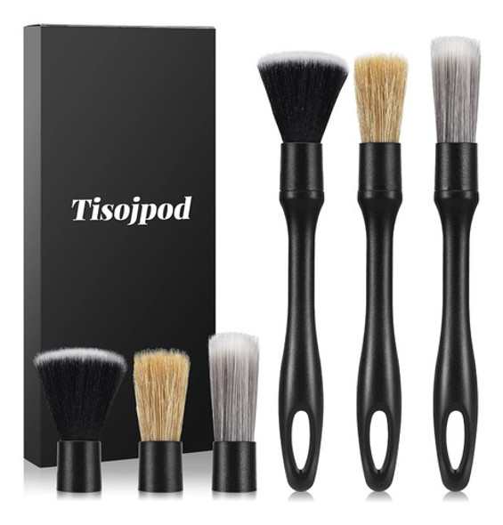 El Juego De Cepillos Para Detalles De Automóviles Tisojpod D 0