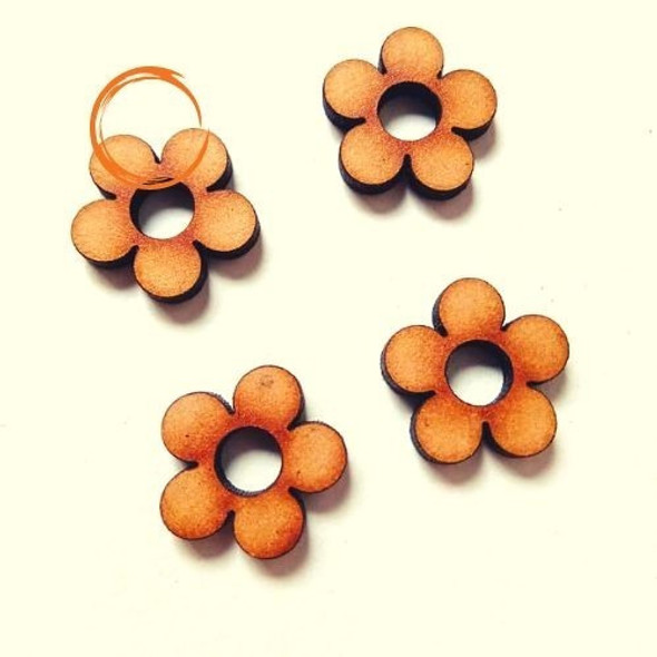 Flor Fibrofacil Mdf 15cm X 10 Unidades 0