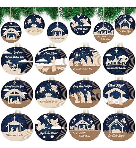 Soaoo 60 Piezas De Adornos Para Árbol De Navidad, 0