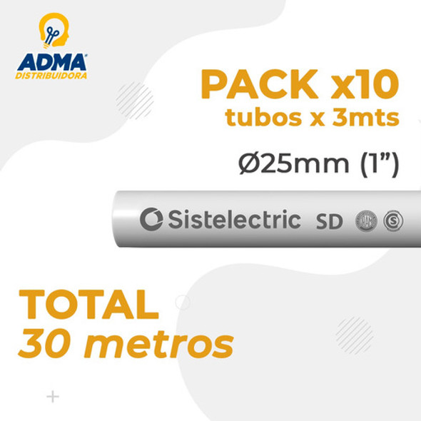 Tramo De Caño 25mm (1 Pulgada) Pvc Doblado En Frío Pack X10! 1