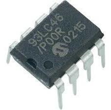 2 Memorias 93lc46b 93lc46b-i-p Eeprom Cmos 1k Serial 64x16 0