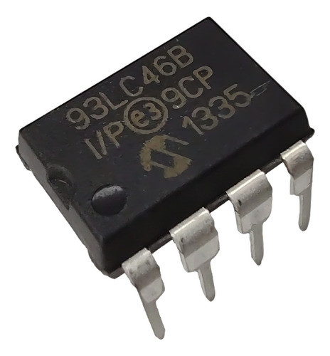2 Memorias 93lc46b 93lc46b-i-p Eeprom Cmos 1k Serial 64x16 0