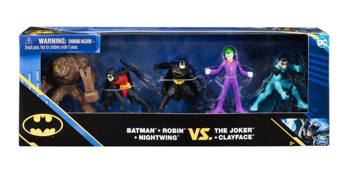 Batman Packx5 Mini Figuras De 5,08cm Infantil Caffaro 7859 0