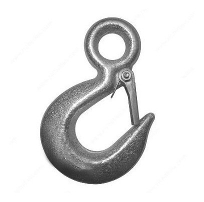 Gancho De Ojo C/seguro 0.75 Toneladas - Ynter Industrial 0