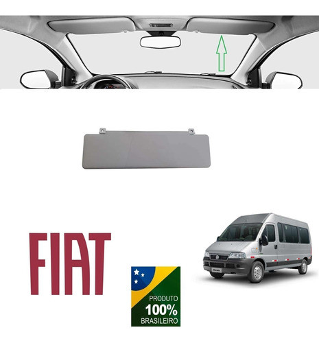 Para Sol Ducato Furgão 2012 Cinza Direito 0