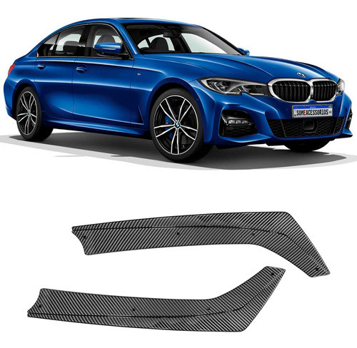Aplique Bmw G20 Para-choque Traseiro Fibra De Carbono Vo6 0