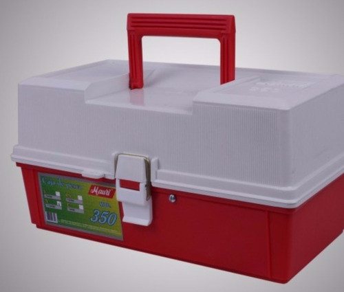 Caja Pesca Organizadora  Mauri 350 S 2 Bandejas Rebatibles 1